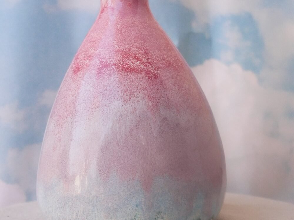 vase pink sunrise